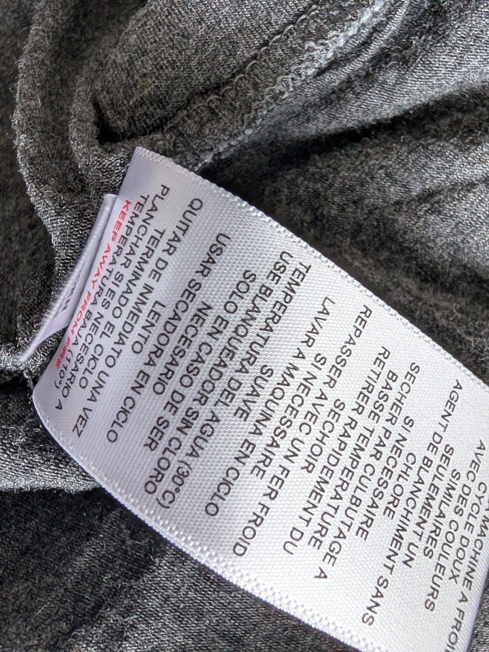 DKNY Women's Gray Belted Robe XL